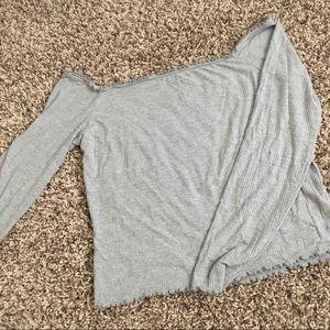 pacsun long sleeve off the shoulder